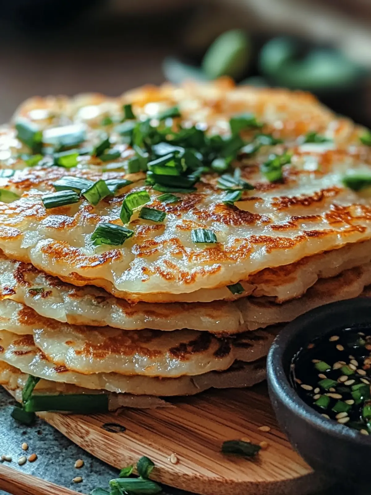 Crispy Rice Paper Scallion Pancakes You Can't Resist Making 3 Crispy Rice Paper Scallion Pancakes