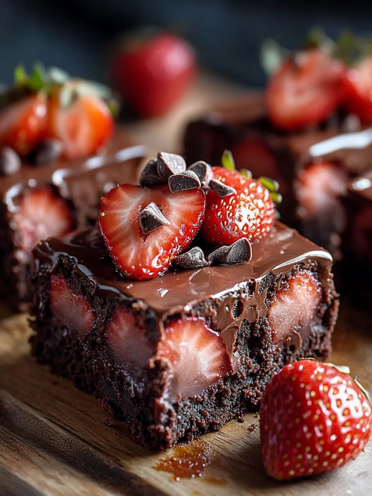 Chocolate Covered Strawberry Brownies for the Ultimate Indulgence 3 Chocolate Covered Strawberry Brownies