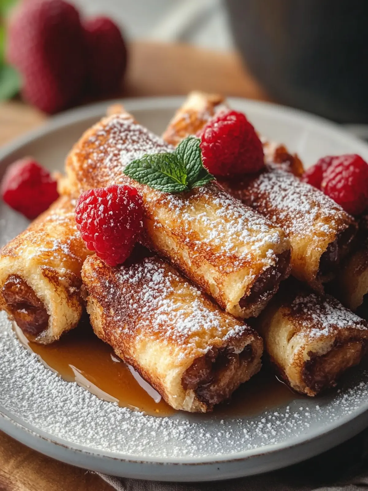 Biscoff Stuffed French Toast Roll Ups: Sweet Brunch Magic 3 Biscoff Stuffed French Toast Roll Ups