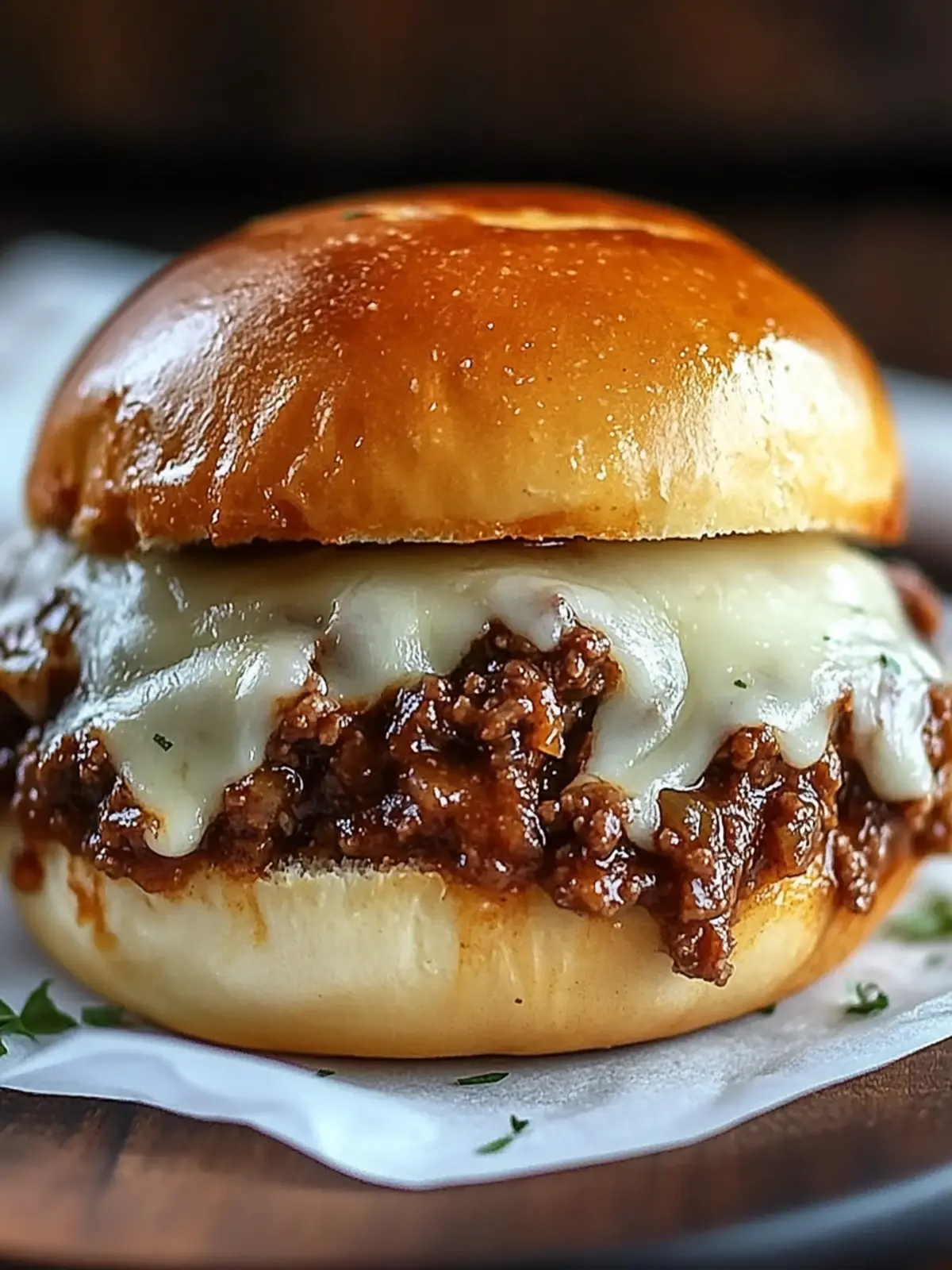 French Onion Beef Sloppy Joes with Melted Cheese Magic 2 French Onion Beef Sloppy Joes with Melted Cheese