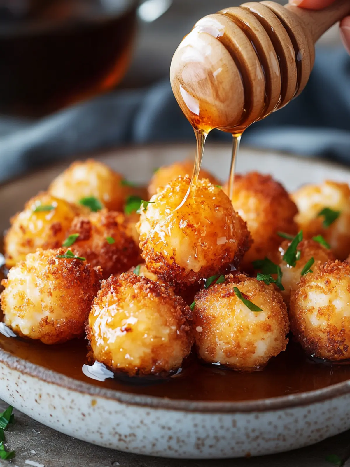 Fried Goat Cheese Balls with Spicy Honey for Ultimate Flavor 4 Fried Goat Cheese Balls with Spicy Honey