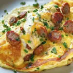 Sausage & Cheese Omelette: Your Quick Breakfast Wonder 6 Sausage & Cheese Omelette
