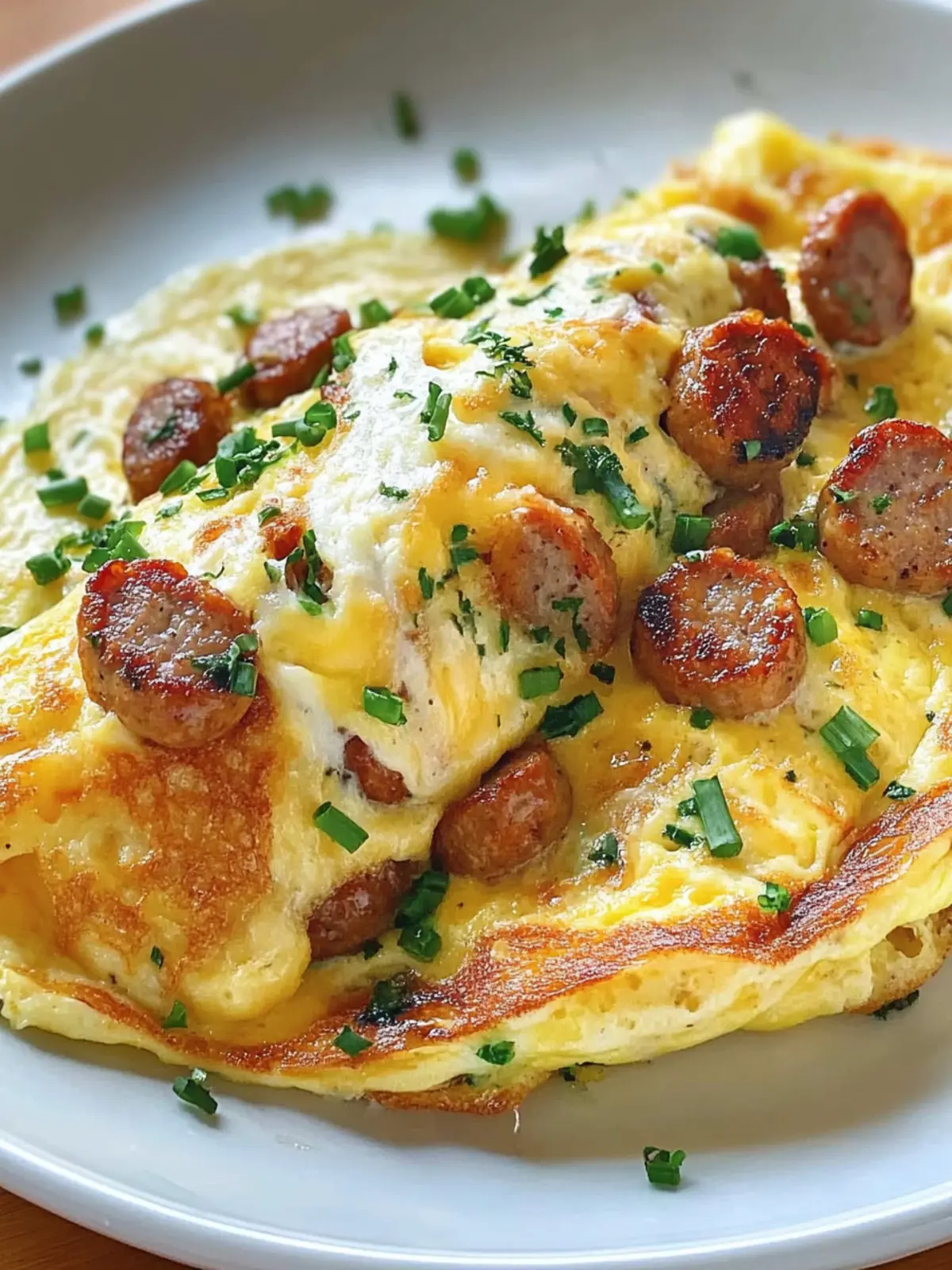 Sausage & Cheese Omelette: Your Quick Breakfast Wonder 5 Sausage & Cheese Omelette