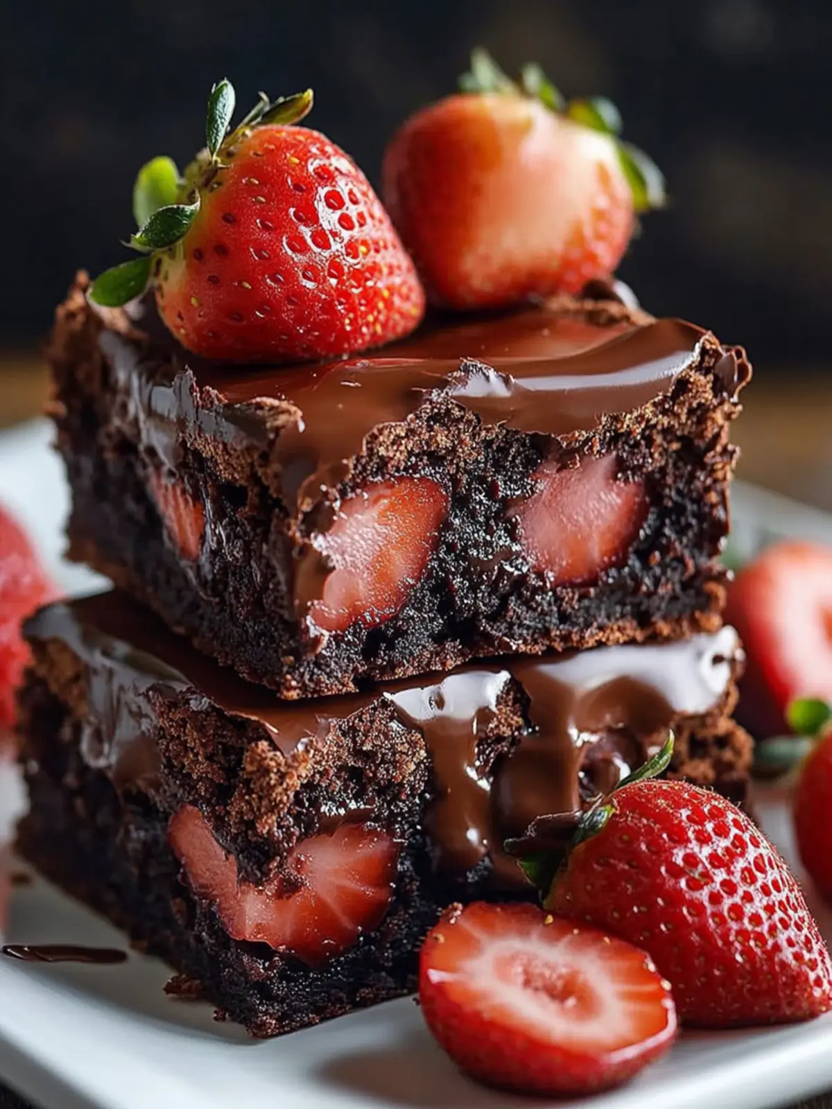 Chocolate Covered Strawberry Brownies for the Ultimate Indulgence 5 Chocolate Covered Strawberry Brownies