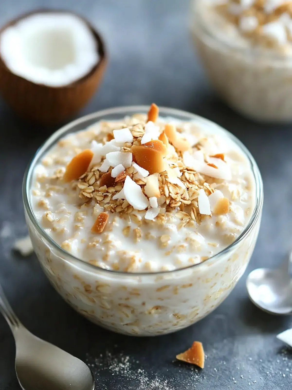 Coconut Cream Pie Overnight Oats for a Dreamy Breakfast Treat 3 Coconut Cream Pie Overnight Oats