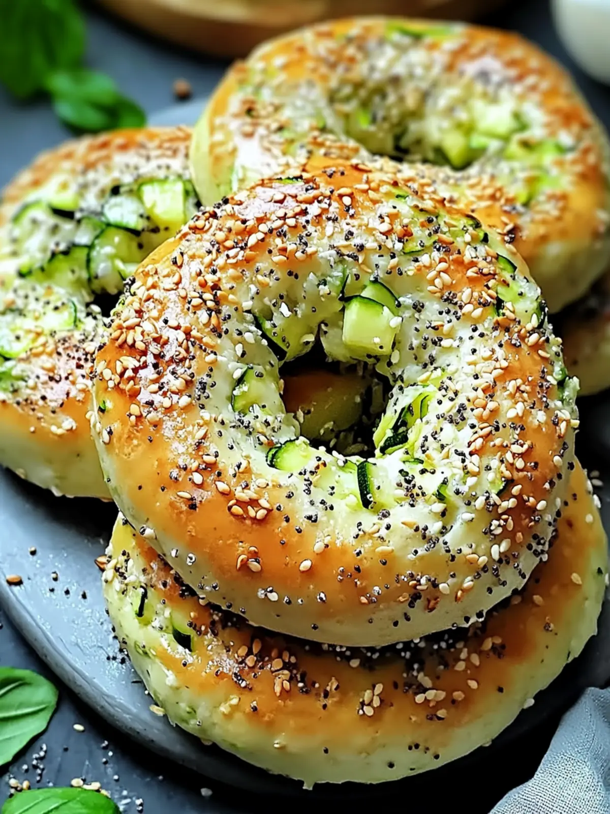 Delicious Zucchini Bagels: Guilt-Free, Easy, and Customizable 4 Zucchini Bagels