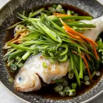 Steamed Fish with Ginger and Soy Sauce in Just 30 Minutes 10 Steamed Fish with Ginger and Soy Sauce