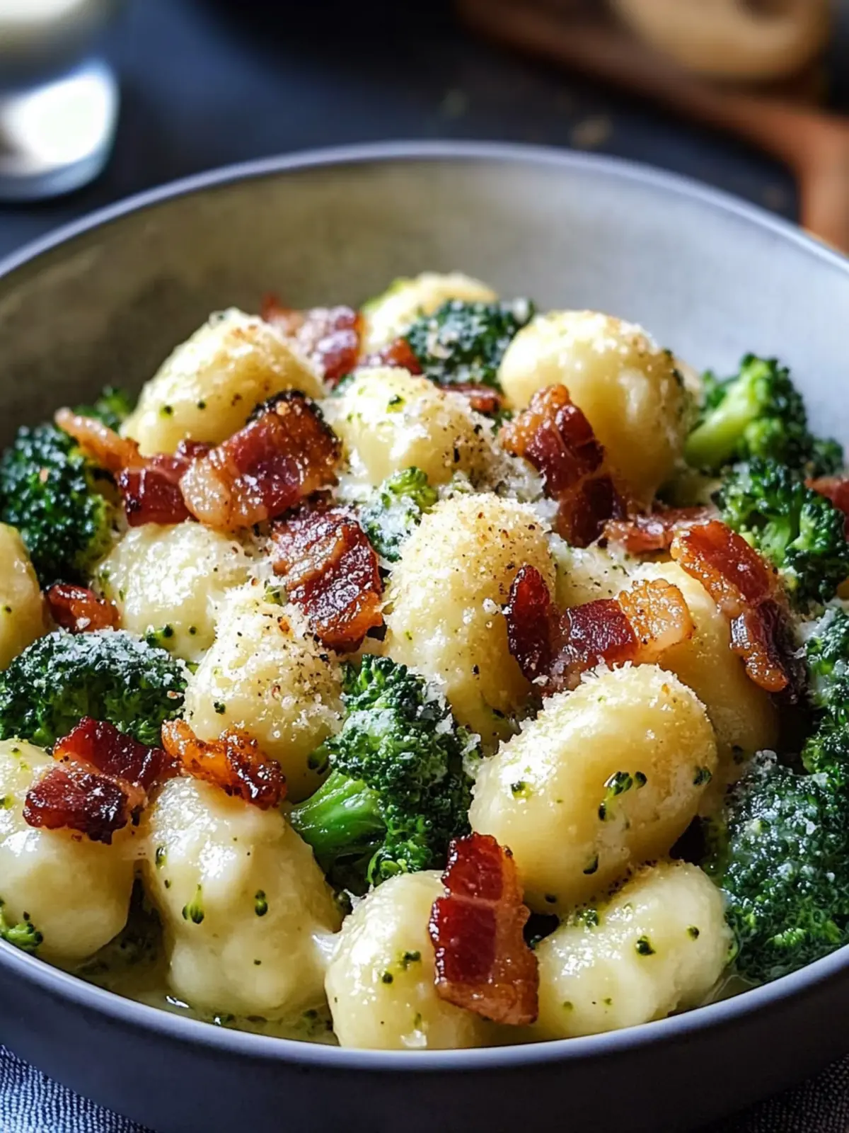 Creamy Boursin Bacon Broccoli Gnocchi Ready in 35 Minutes 2 Boursin Bacon Broccoli Gnocchi