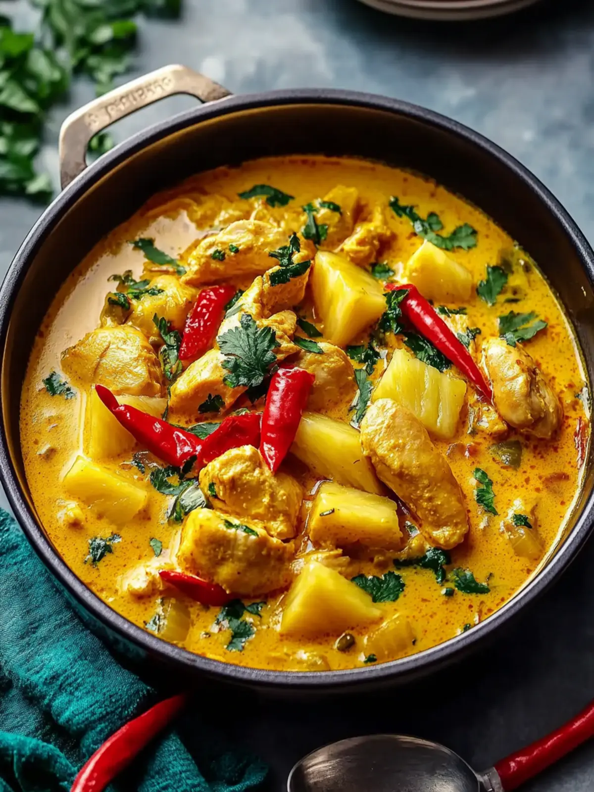 Creamy Chicken Pineapple Curry for a Tropical Dinner Adventure 3 Creamy Chicken Pineapple Curry