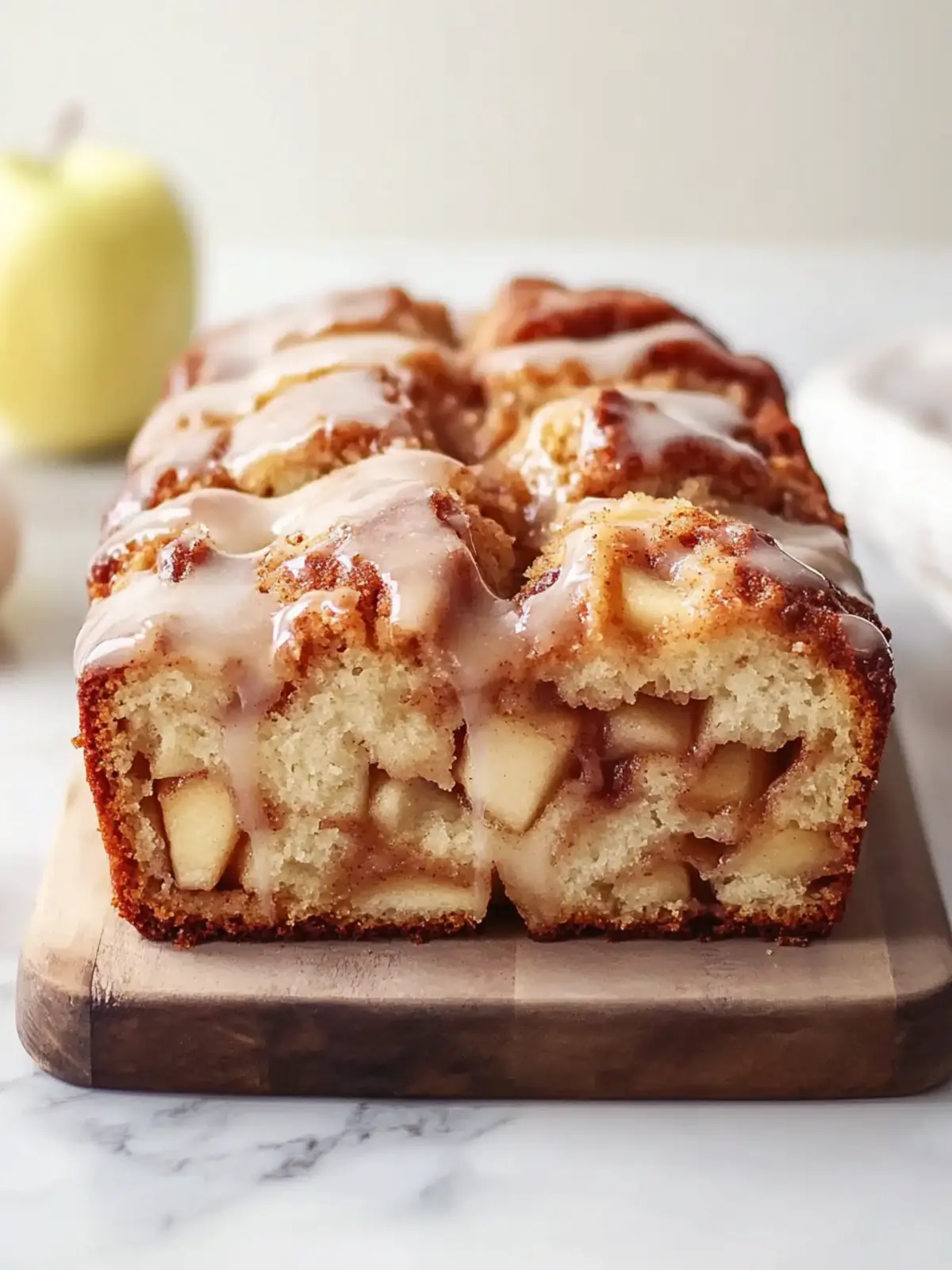 Cinnamon Apple Fritter Bread Loaf for Cozy Mornings at Home 2 Cinnamon Apple Fritter Bread Loaf