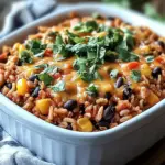 Hearty Brown Rice and Black Bean Casserole for Ultimate Comfort 6 Hearty Brown Rice and Black Bean Casserole