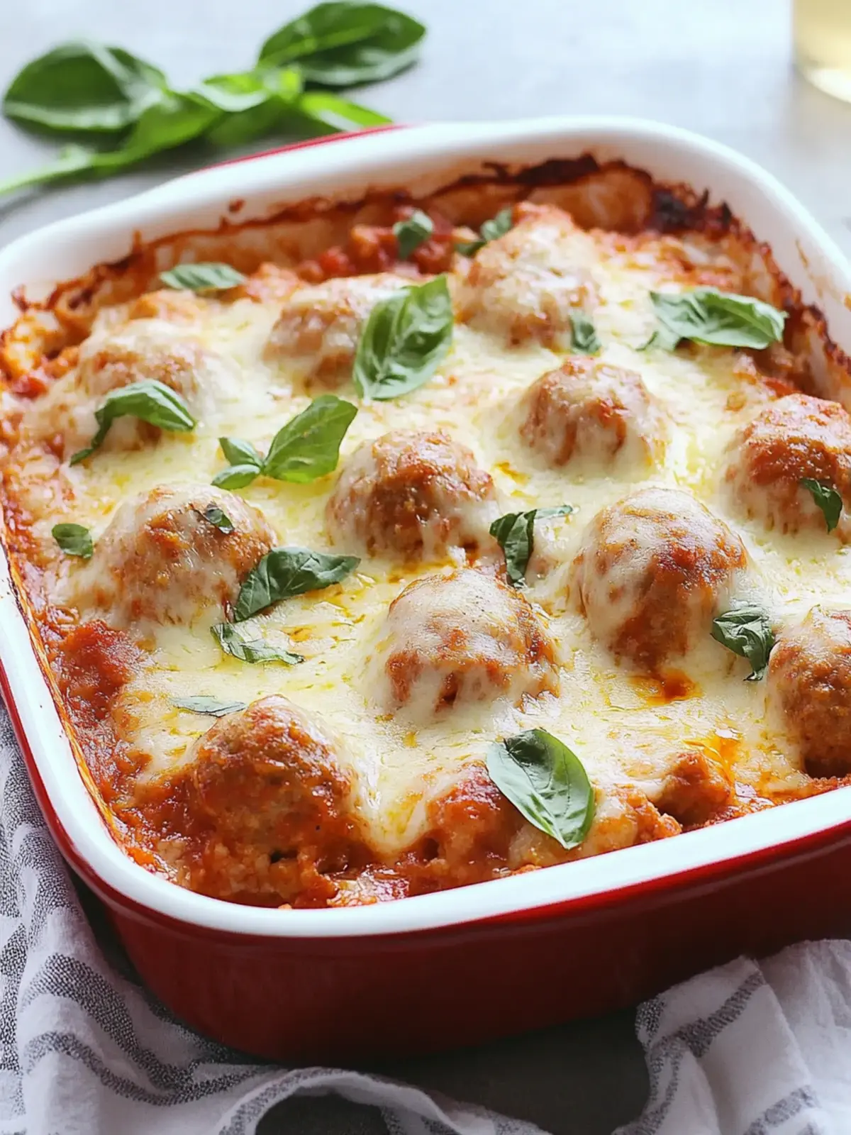 Savory Meatball Parmesan Casserole for Easy Weeknight Dinners 2 Meatball Parmesan Casserole