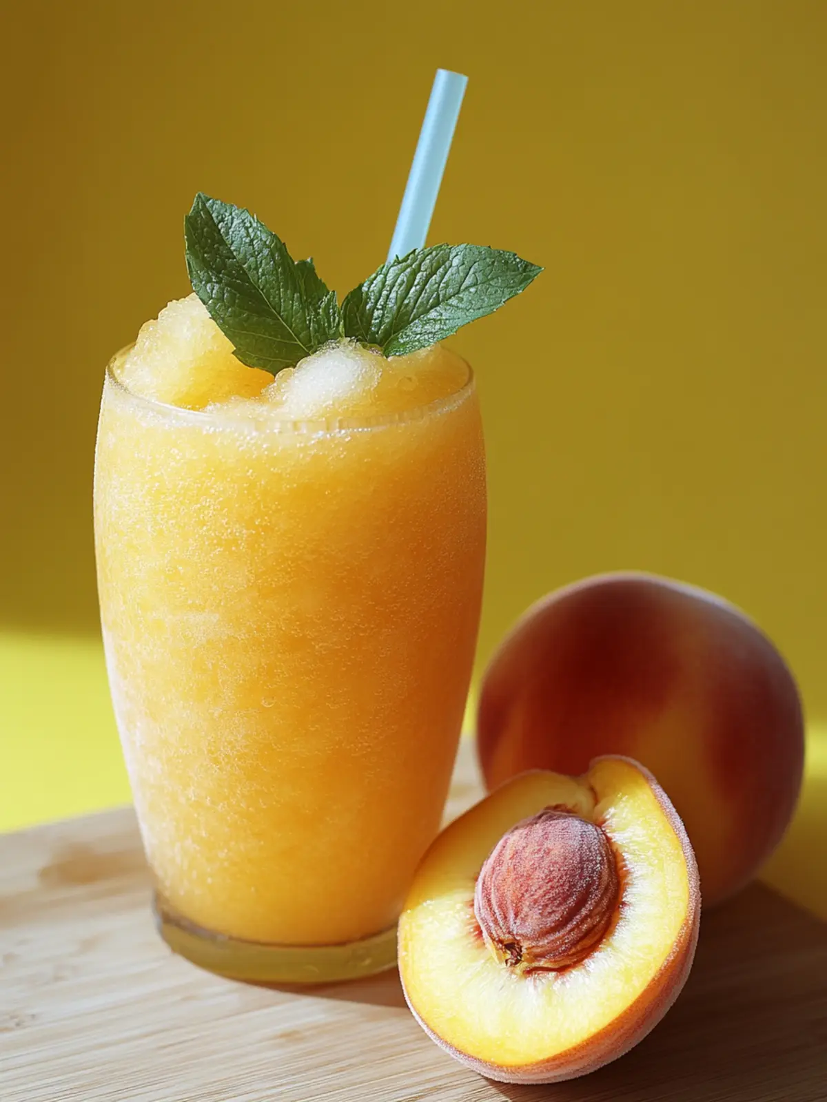 Cool Off with a Frozen Peach Lemonade Slushie Recipe 3 Frozen Peach Lemonade Slushie