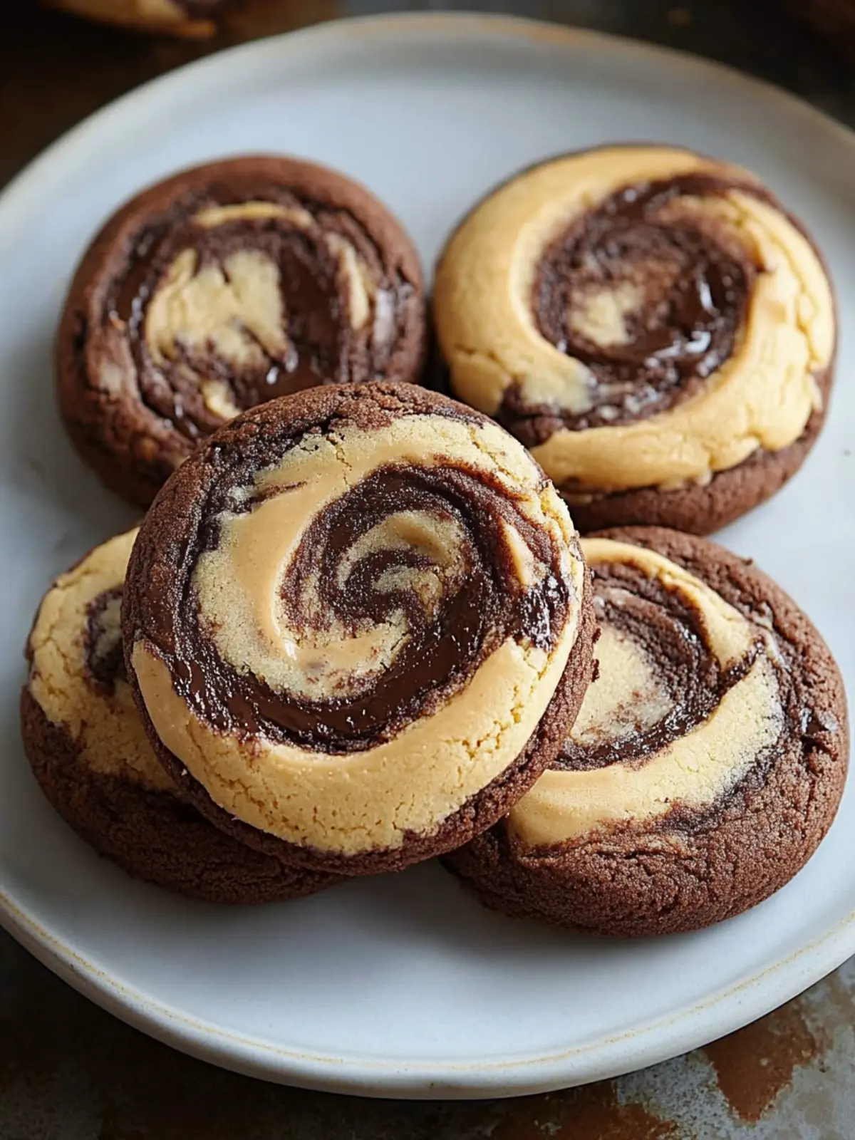 Peanut Butter Brownie Swirl Cookies Worth Every Chewy Bite 3 Peanut Butter Brownie Swirl Cookies