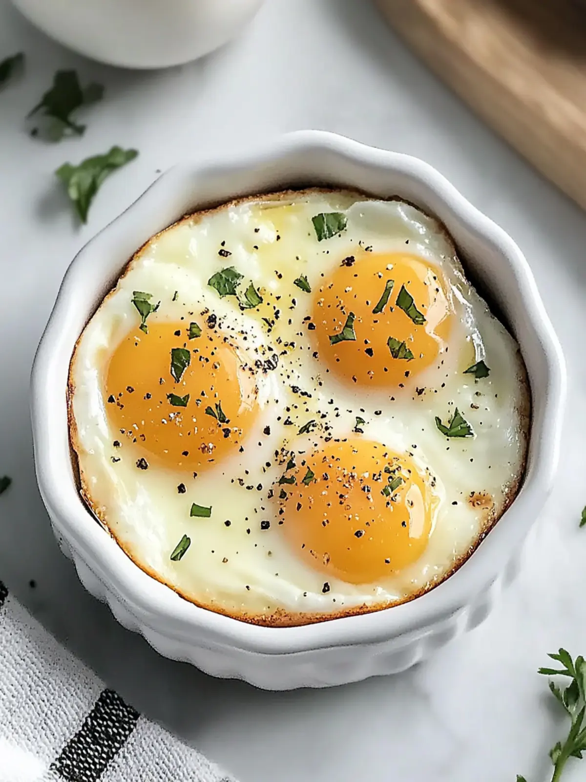 Savor Shirred Eggs: Your Quick Gourmet Brunch Fix 5 Savor Shirred Eggs