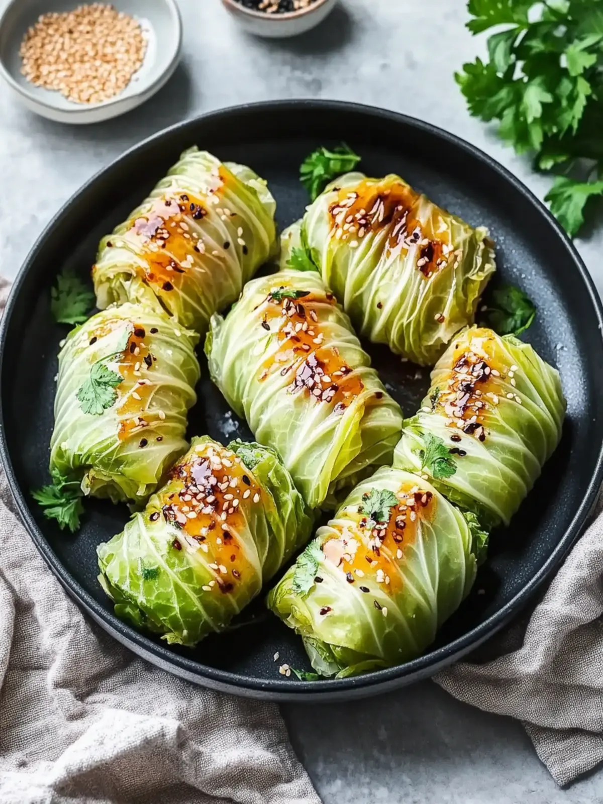 Savory Sesame Ginger Keto Cabbage Rolls You’ll Crave 2 Sesame Ginger Keto Cabbage Rolls
