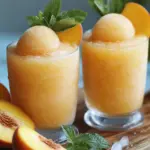 Cool Off with a Frozen Peach Lemonade Slushie Recipe 5 Frozen Peach Lemonade Slushie