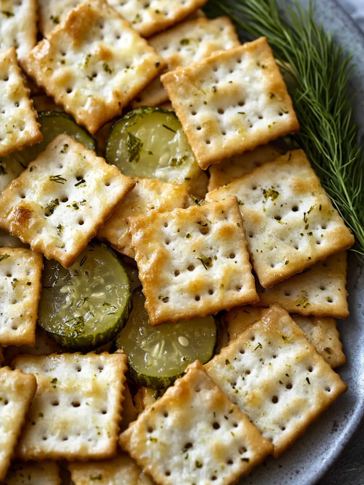 Tangy Dill Pickle Saltines: Your New Favorite Snack Fix 3 Dill Pickle Saltines