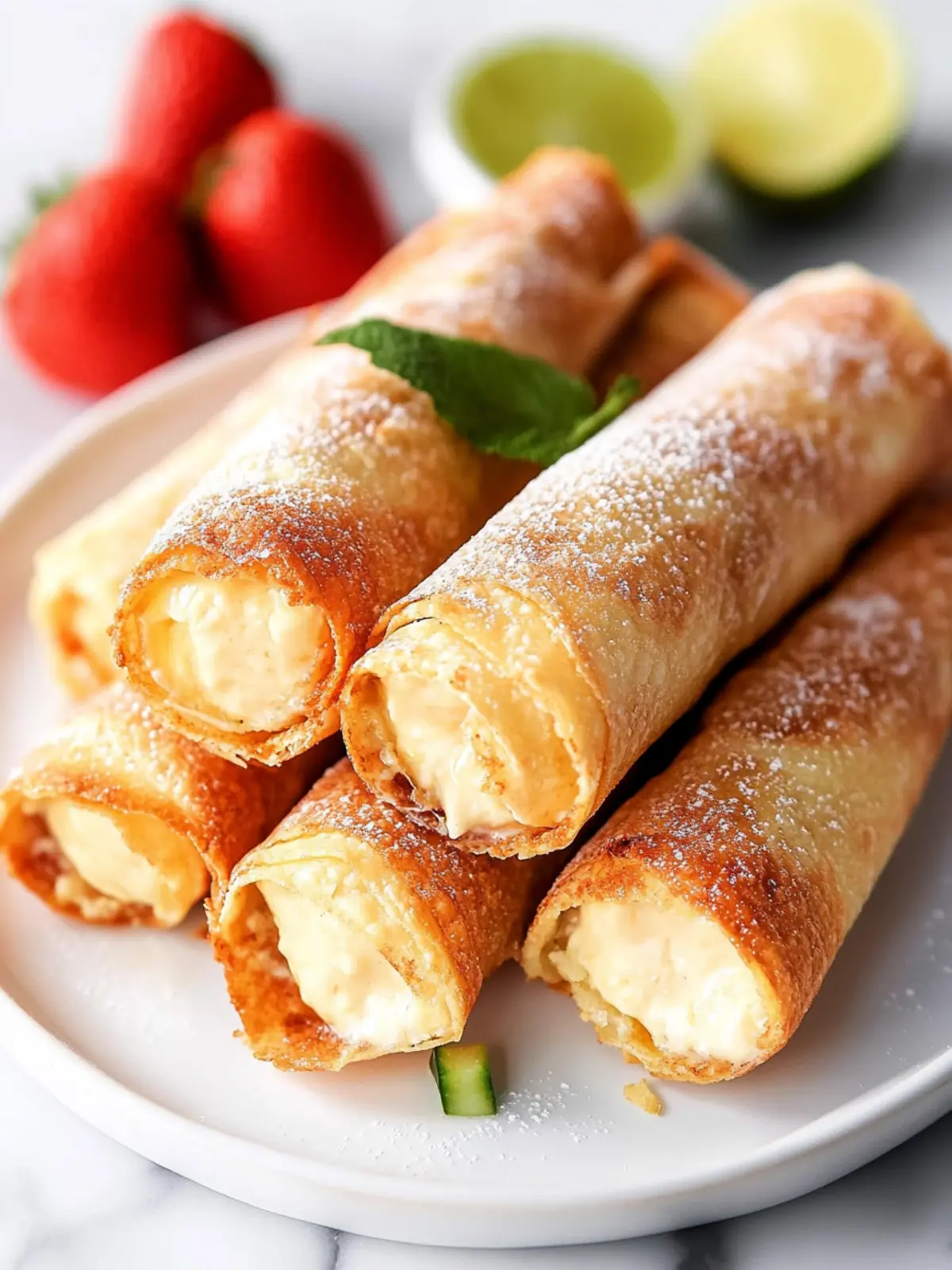 Cheesecake Taquitos: Easy Baked Dessert with Cinnamon Sugar 5 Cheesecake Taquitos