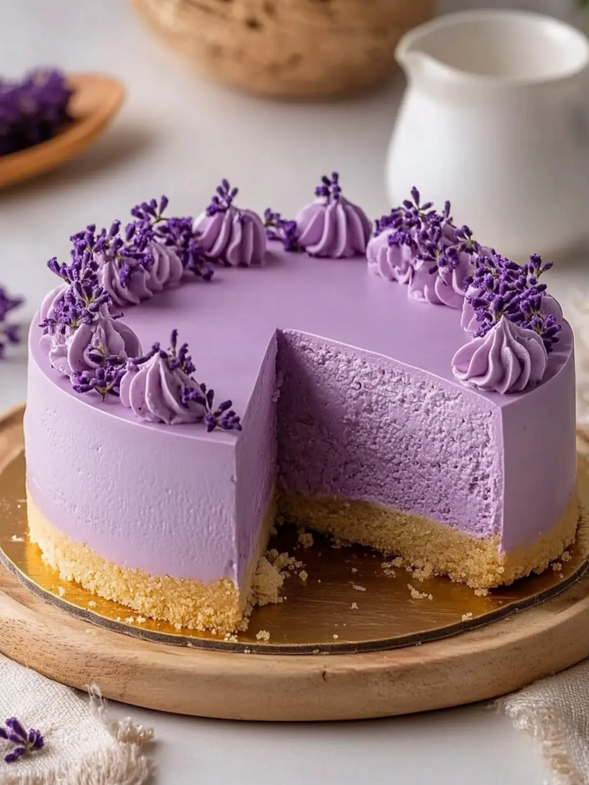 Delicious Ube Cheesecake That Wows Every Dessert Lover 2 Ube Cheesecake
