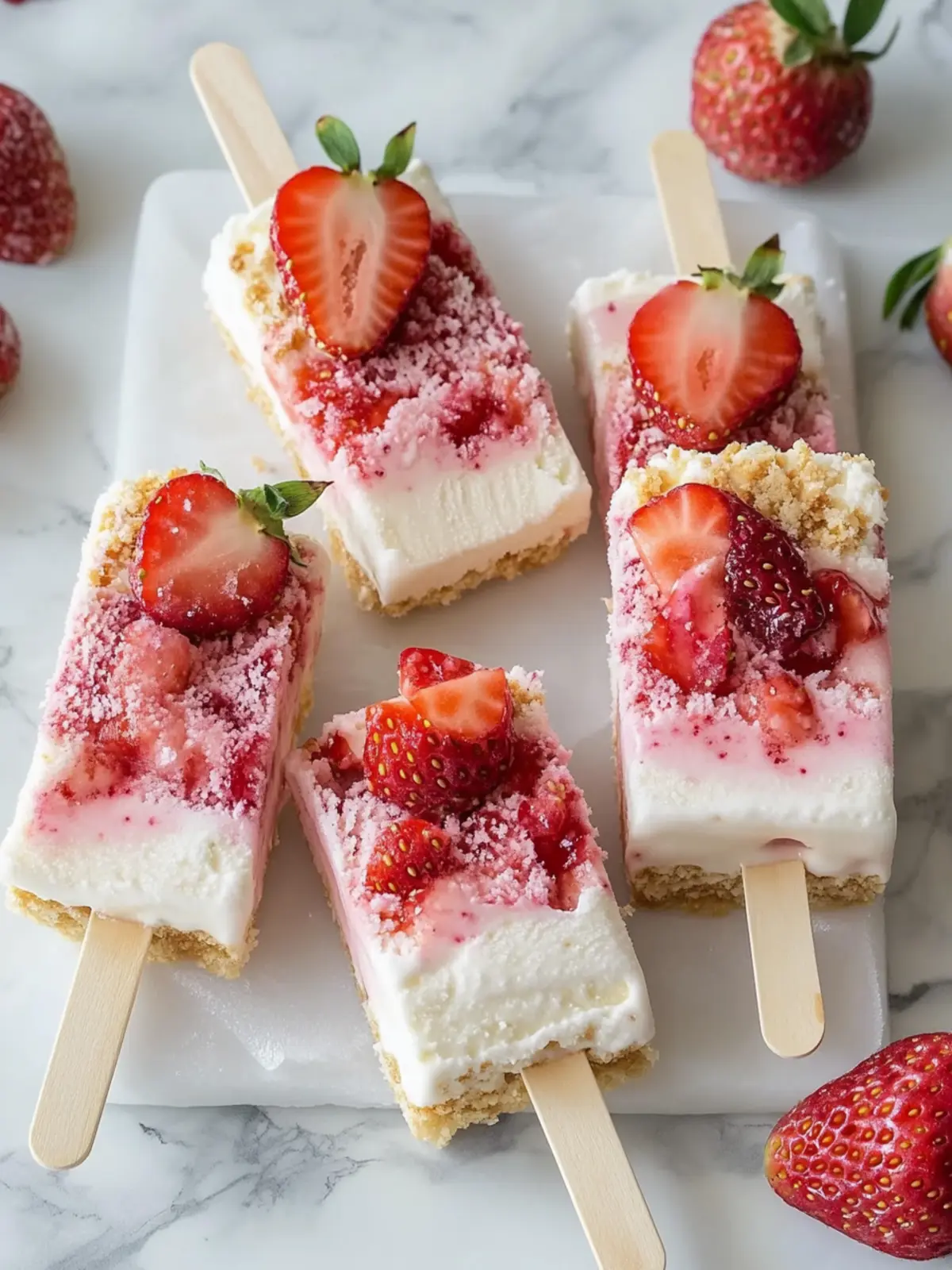 Irresistible Strawberry Shortcake Ice Cream Bars You’ll Love 3 Strawberry Shortcake Ice Cream Bars