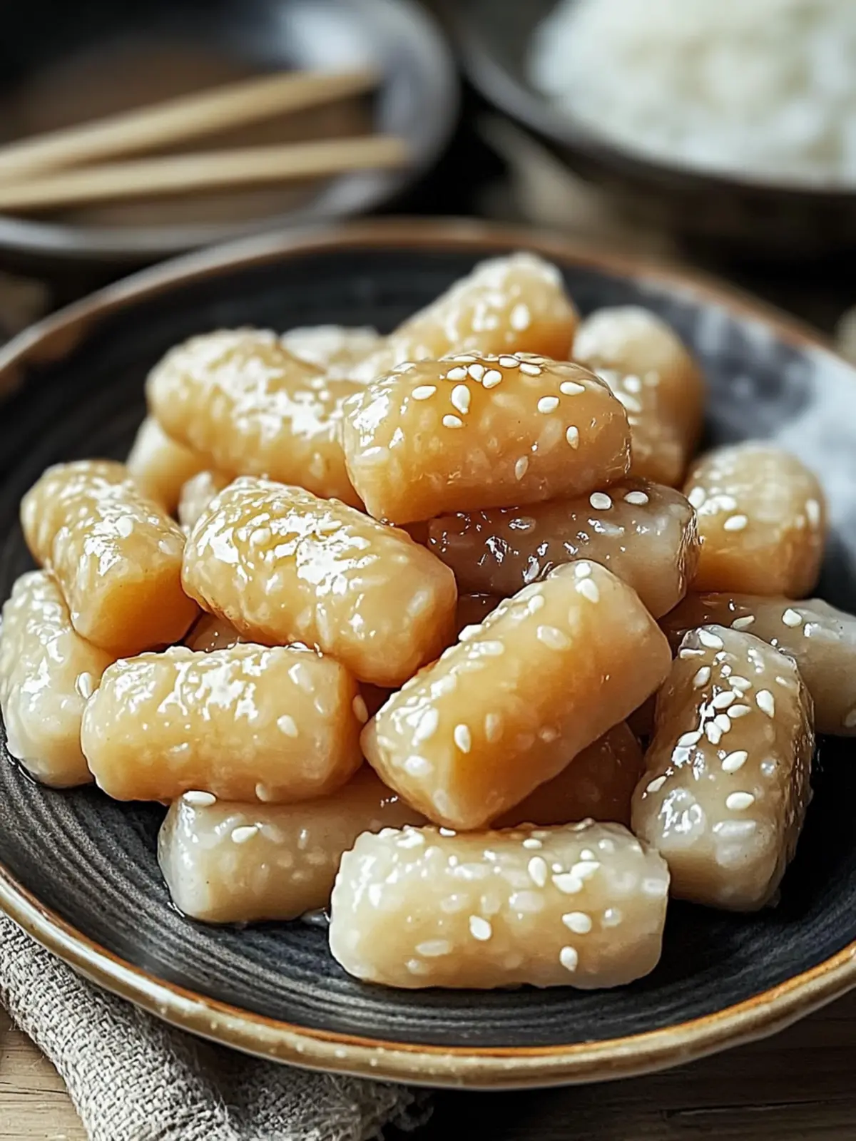 Sweet Soy Butter Korean Rice Cakes in 15 Minutes or Less 5 Sweet Soy Butter Korean Rice Cakes