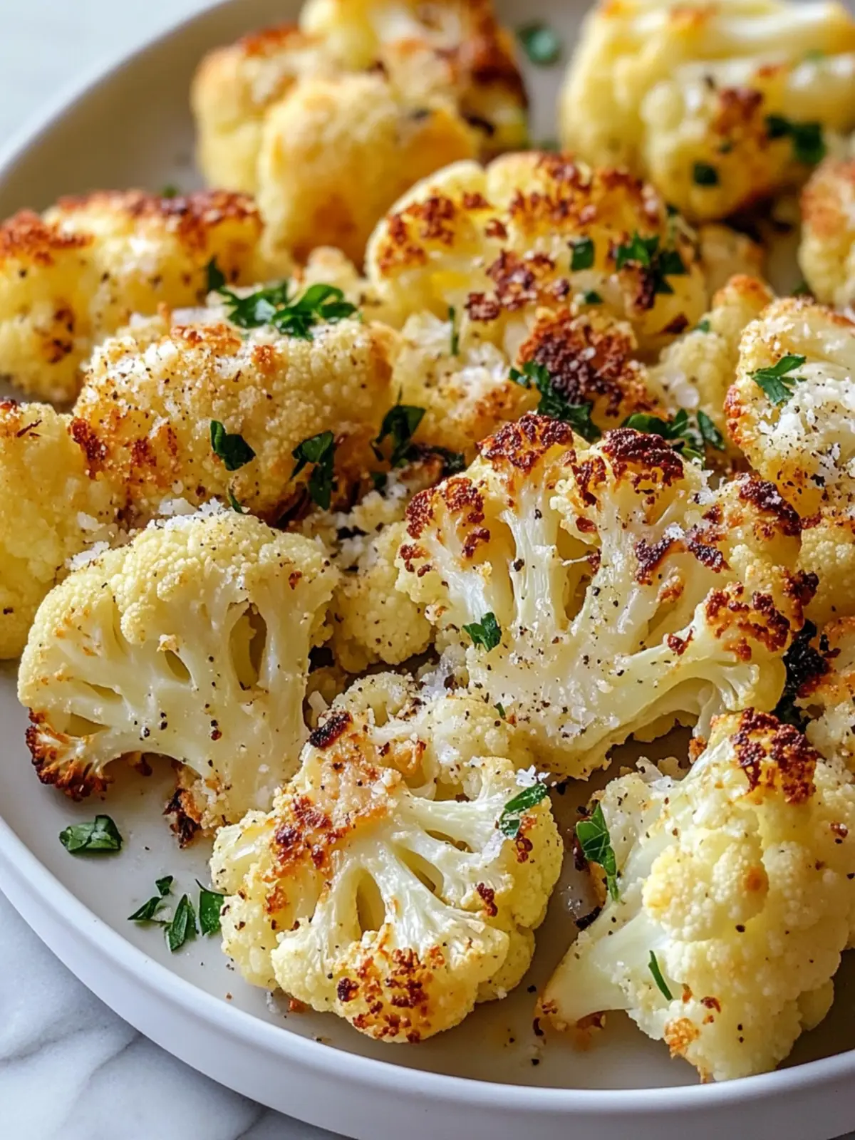 Garlic Parmesan Roasted Cauliflower: Your New Favorite Side Dish 2 Garlic Parmesan Roasted Cauliflower
