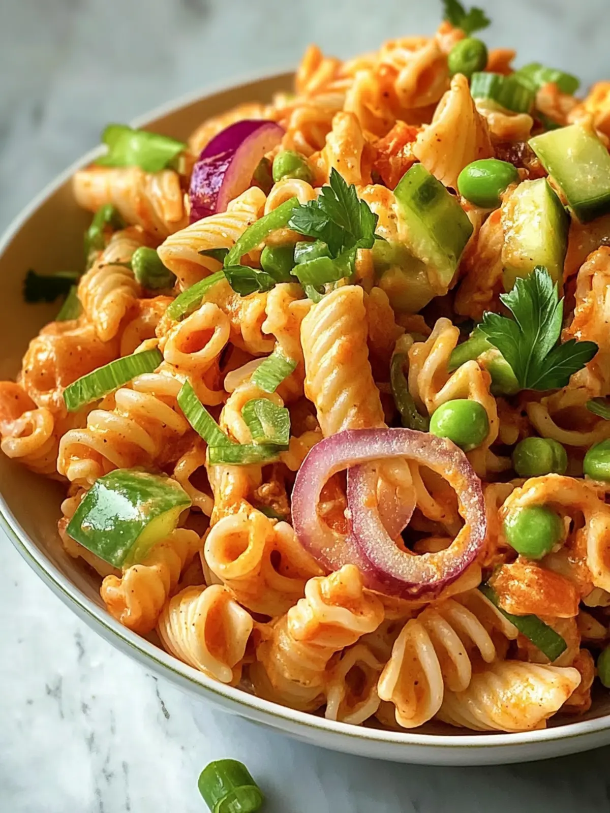 Spicy High-Protein Buffalo Pasta Salad for Quick Meal Prep 4 Spicy High-Protein Buffalo Pasta Salad