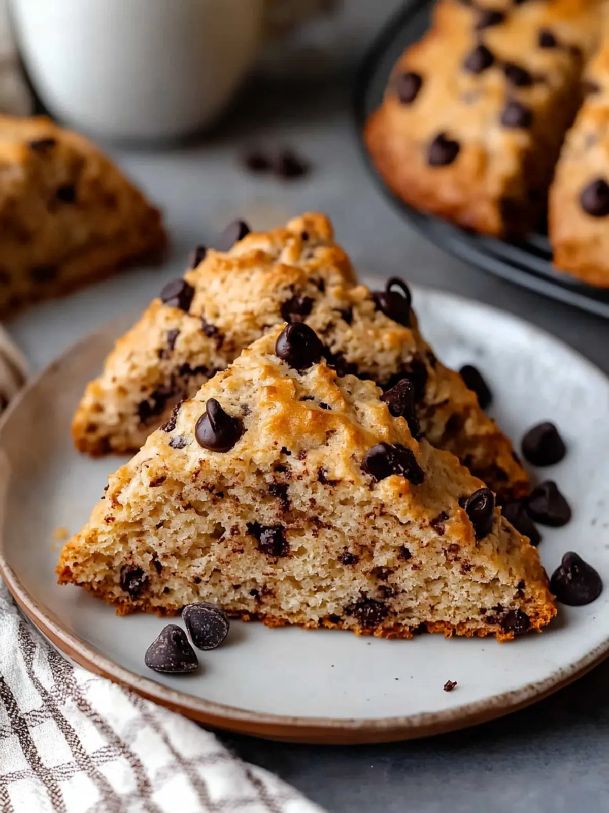 Indulge in Chocolate Chip Coffee Scones Recipe for Blissful Mornings 3 Chocolate Chip Coffee Scones Recipe
