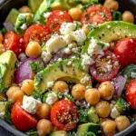 Chickpea Feta Avocado Salad: Your Quick Path to Healthy Bliss 3 Chickpea Feta Avocado Salad