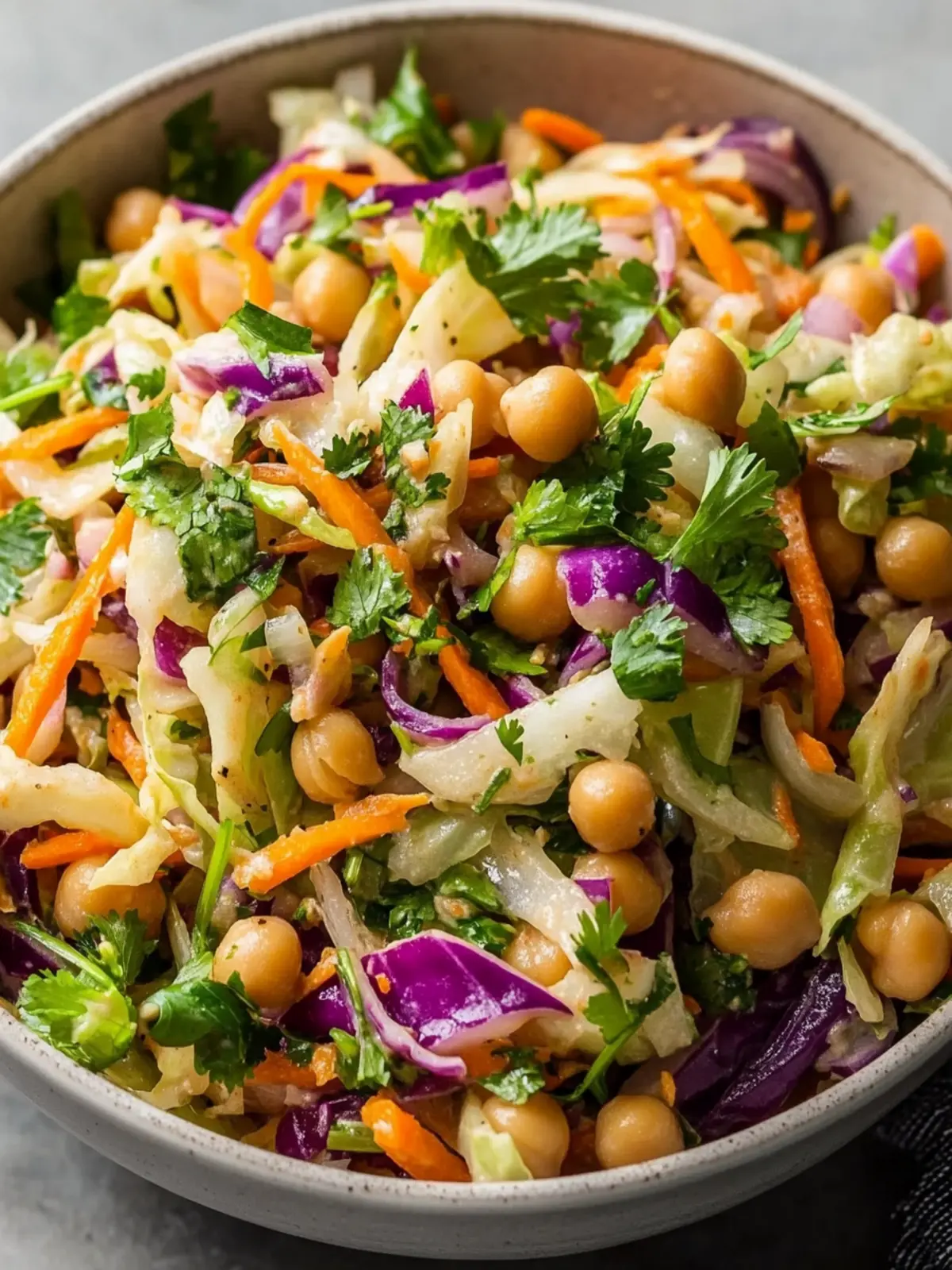 Cabbage Chickpea Salad: Zesty, Vegan & Ready in Minutes 4 Cabbage Chickpea Salad