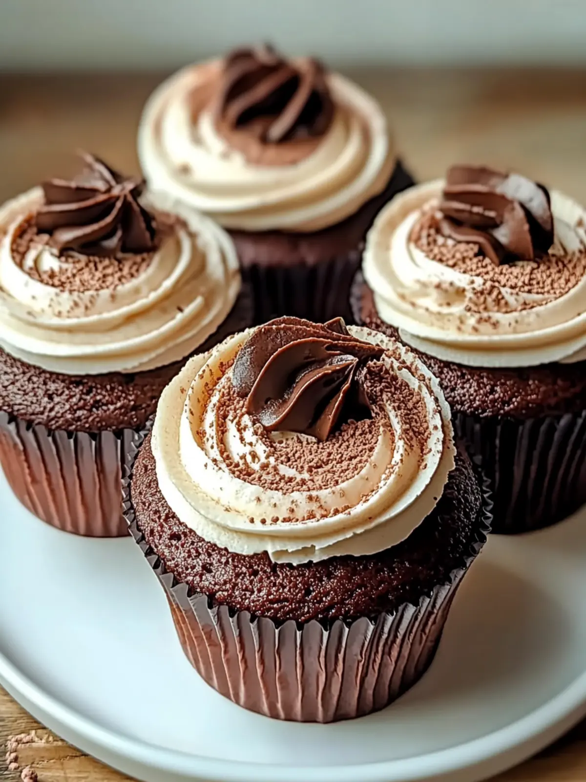Decadent Chocolate Tiramisu Cupcakes Everyone Will Love 4 Chocolate Tiramisu Cupcakes
