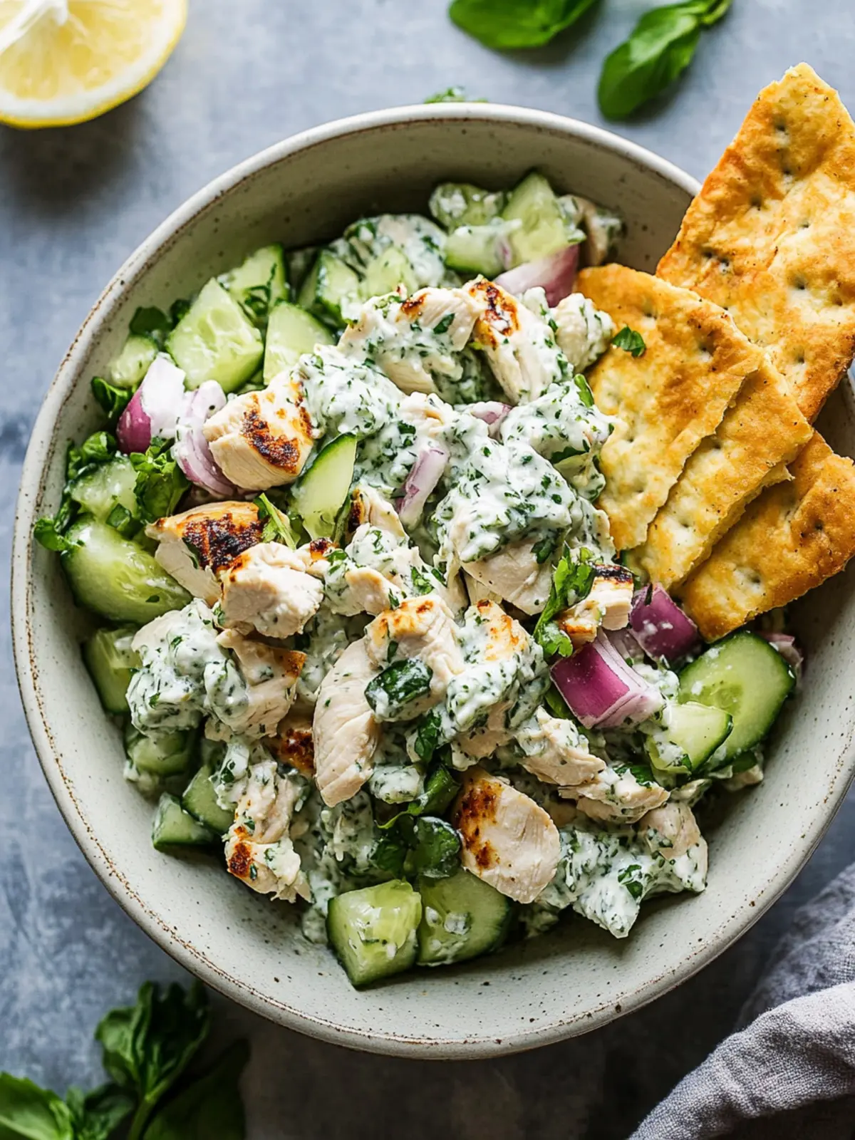 Refreshing Tzatziki Chicken Salad for Flavorful Days 2 Tzatziki Chicken Salad