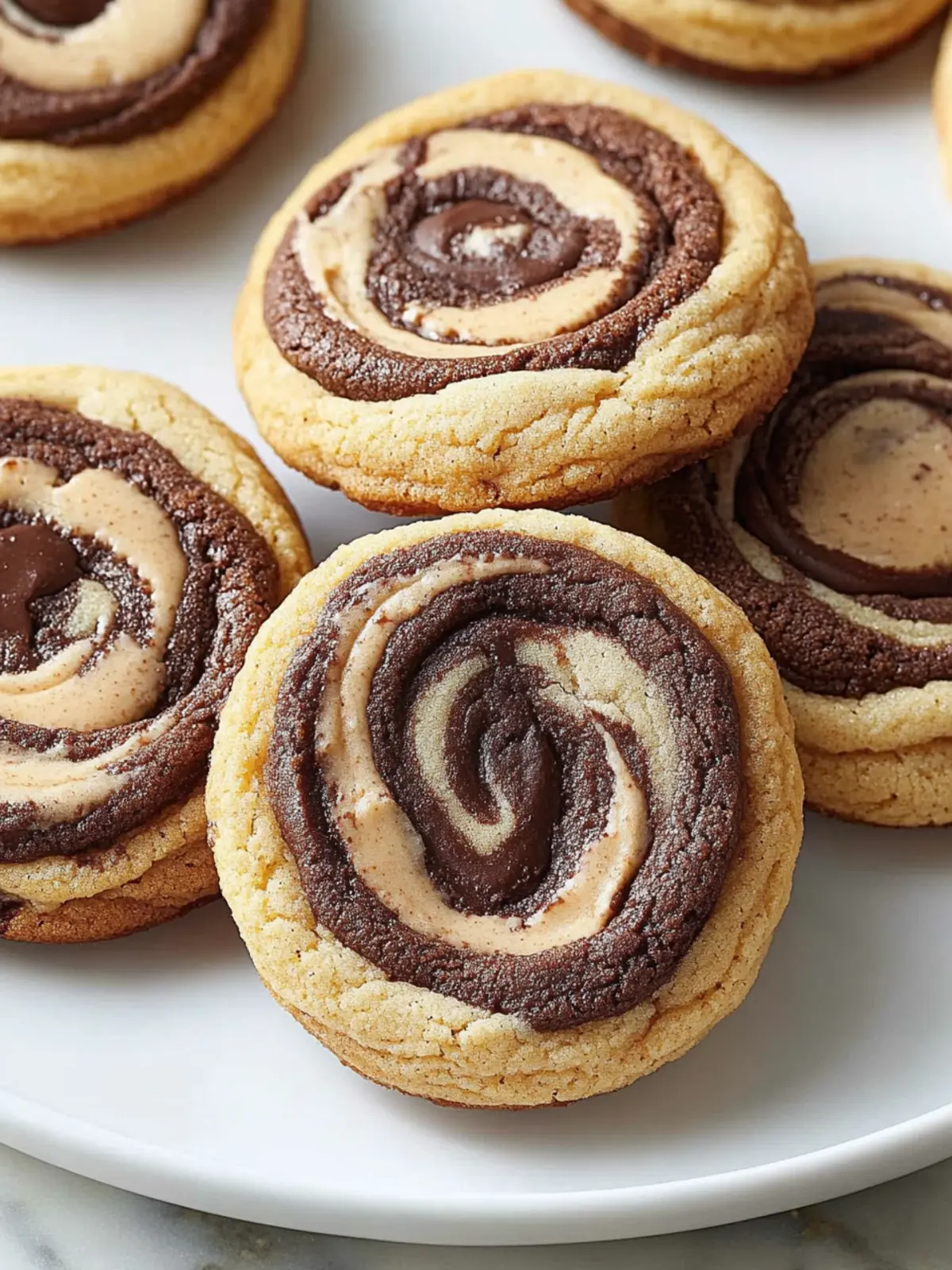 Peanut Butter Brownie Swirl Cookies Worth Every Chewy Bite 2 Peanut Butter Brownie Swirl Cookies