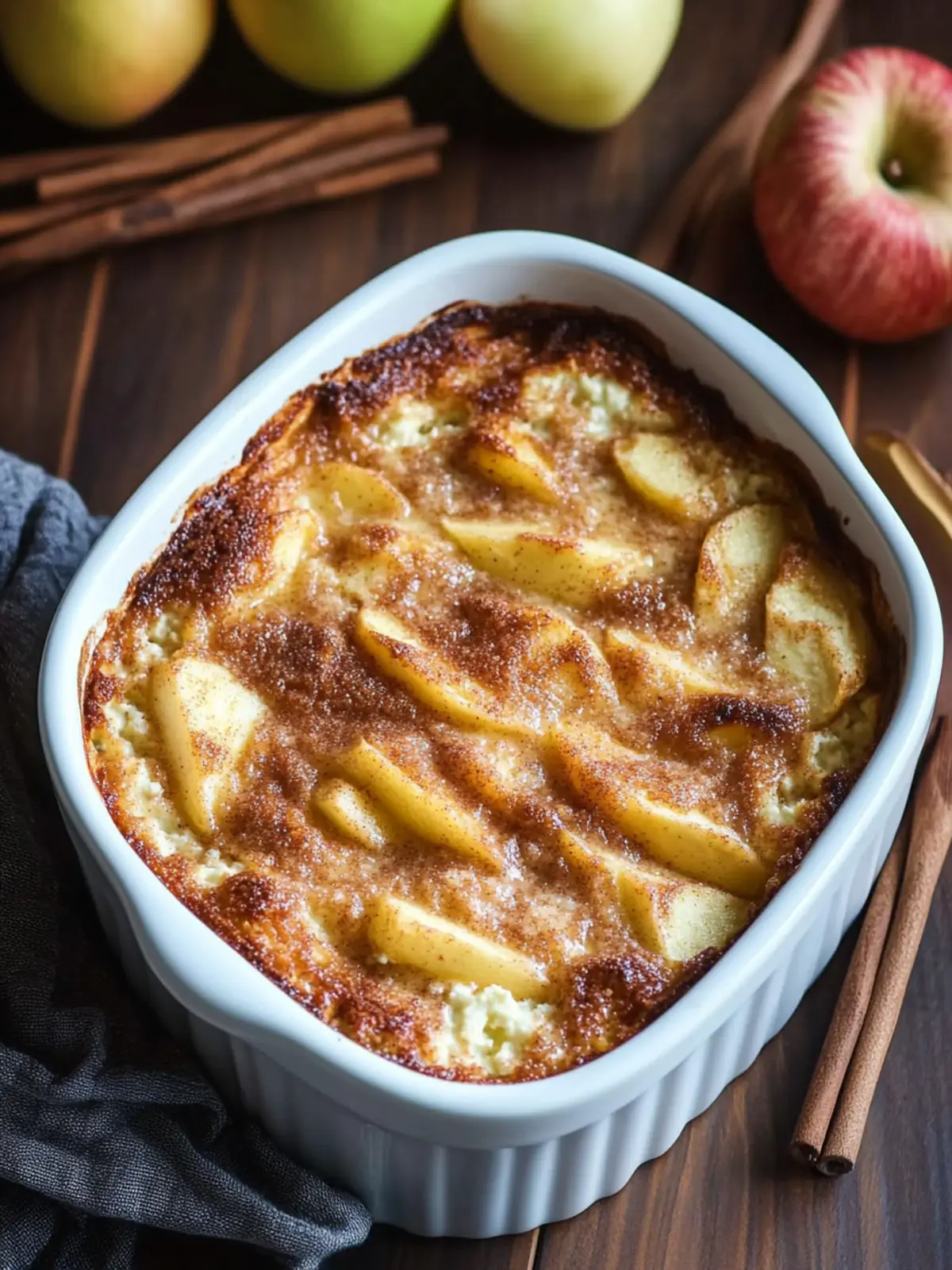 Delicious Apple Cinnamon Cottage Cheese Bake for Your Mornings 2 Apple Cinnamon Cottage Cheese Bake