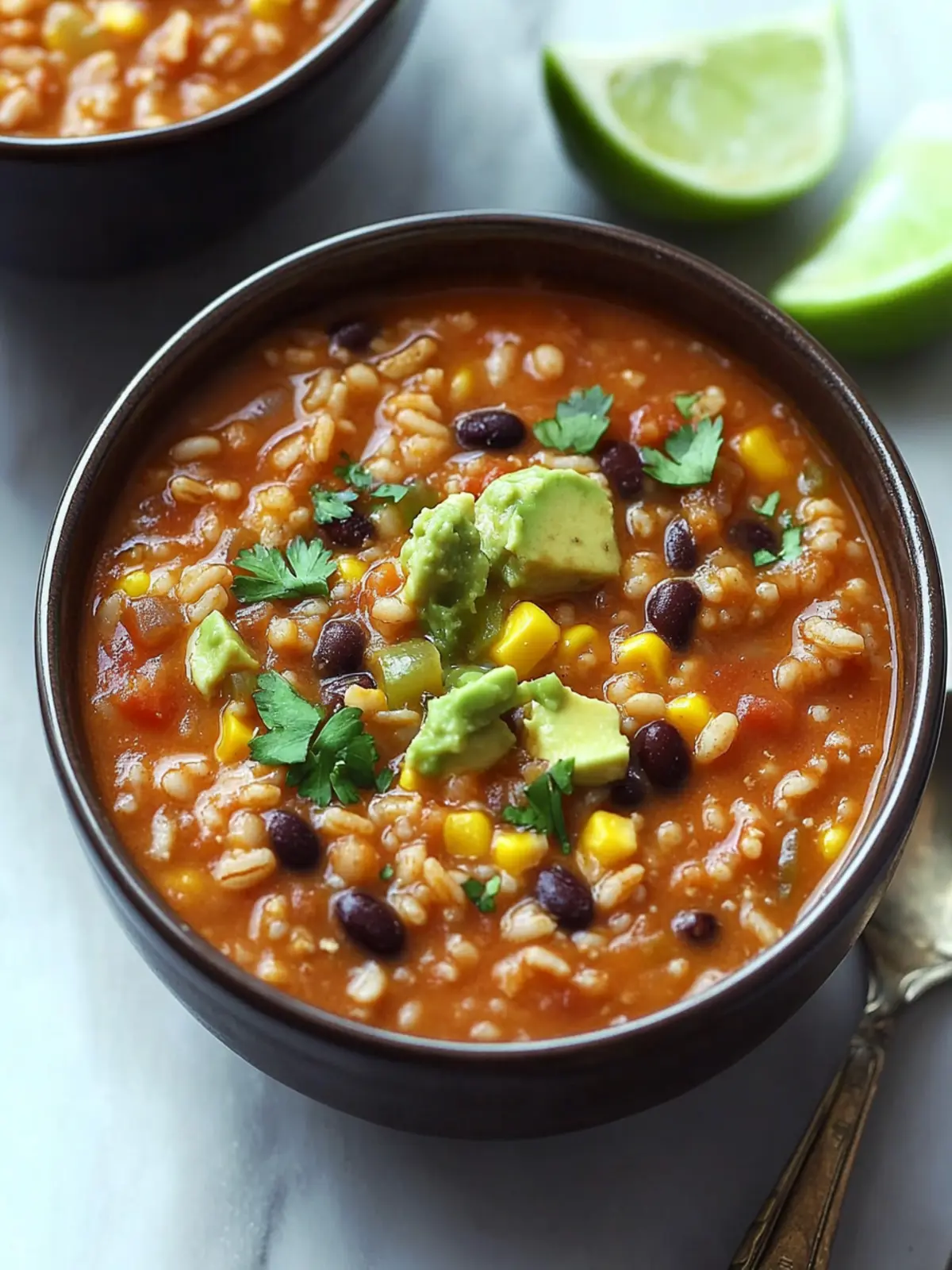 Savory Beans and Rice Taco Soup Ready in 30 Minutes 5 Beans and Rice Taco Soup