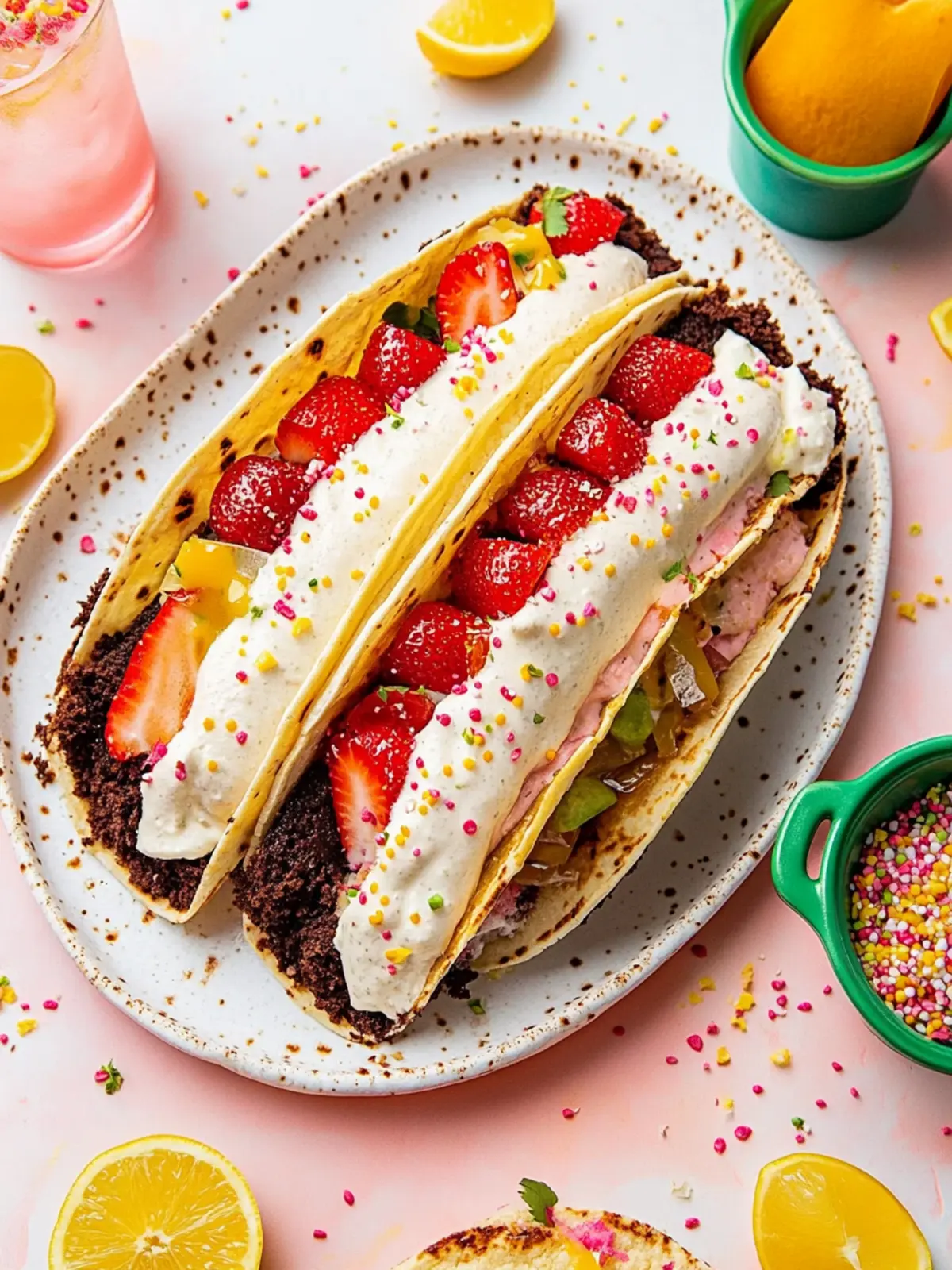 Irresistible Easy Cake Tacos with Chocolate and Fruit Bliss 2 Easy Cake Tacos