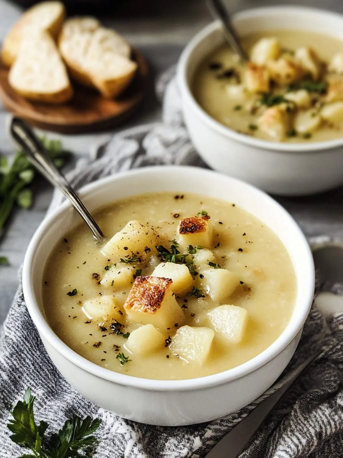 Roasted Garlic Potato Soup for Cozy Winter Nights 5 Roasted Garlic Potato Soup