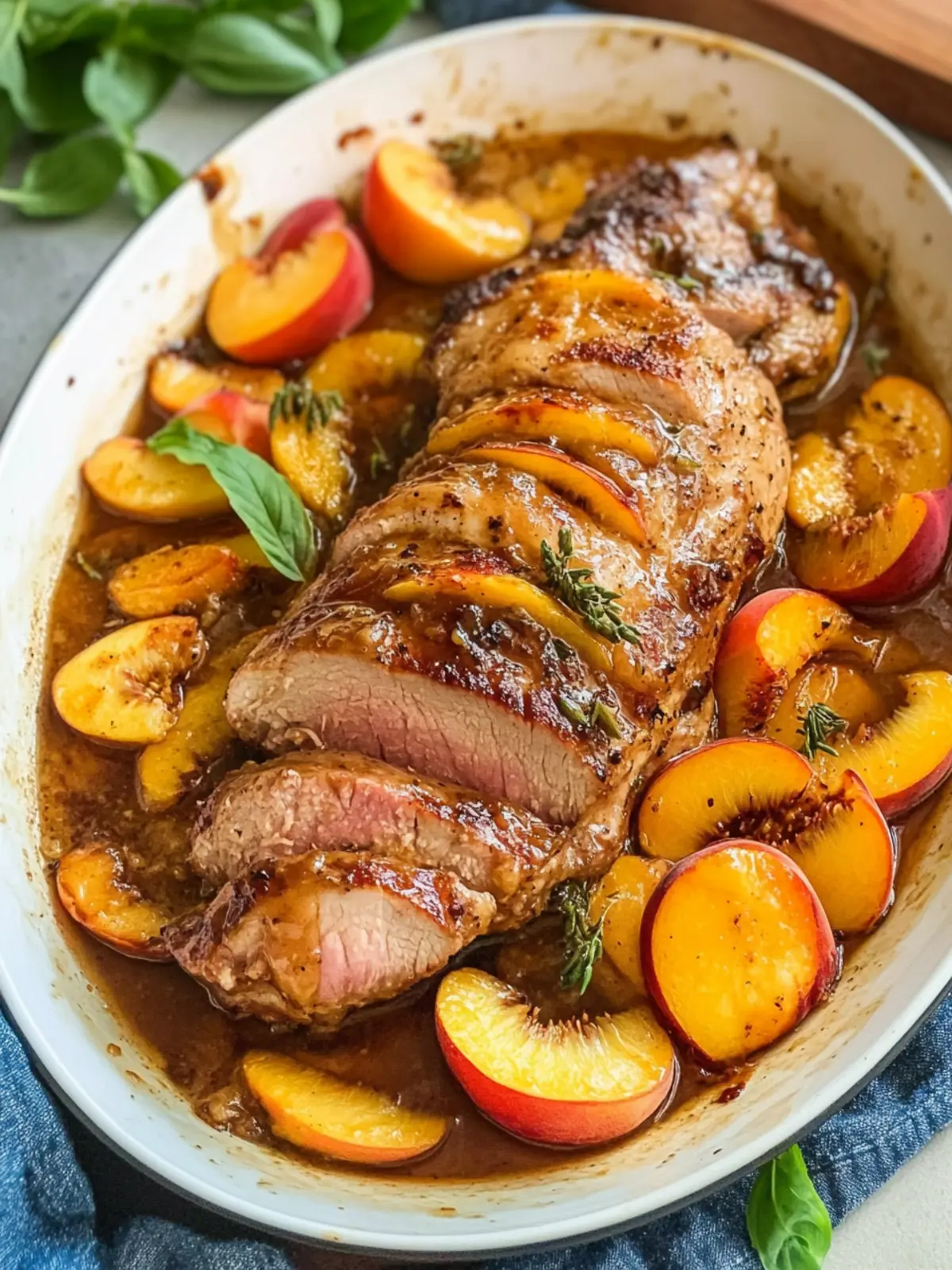 Peach Glazed Pork Tenderloin: Simple Joy for Summer Dinners 3 Peach Glazed Pork Tenderloin