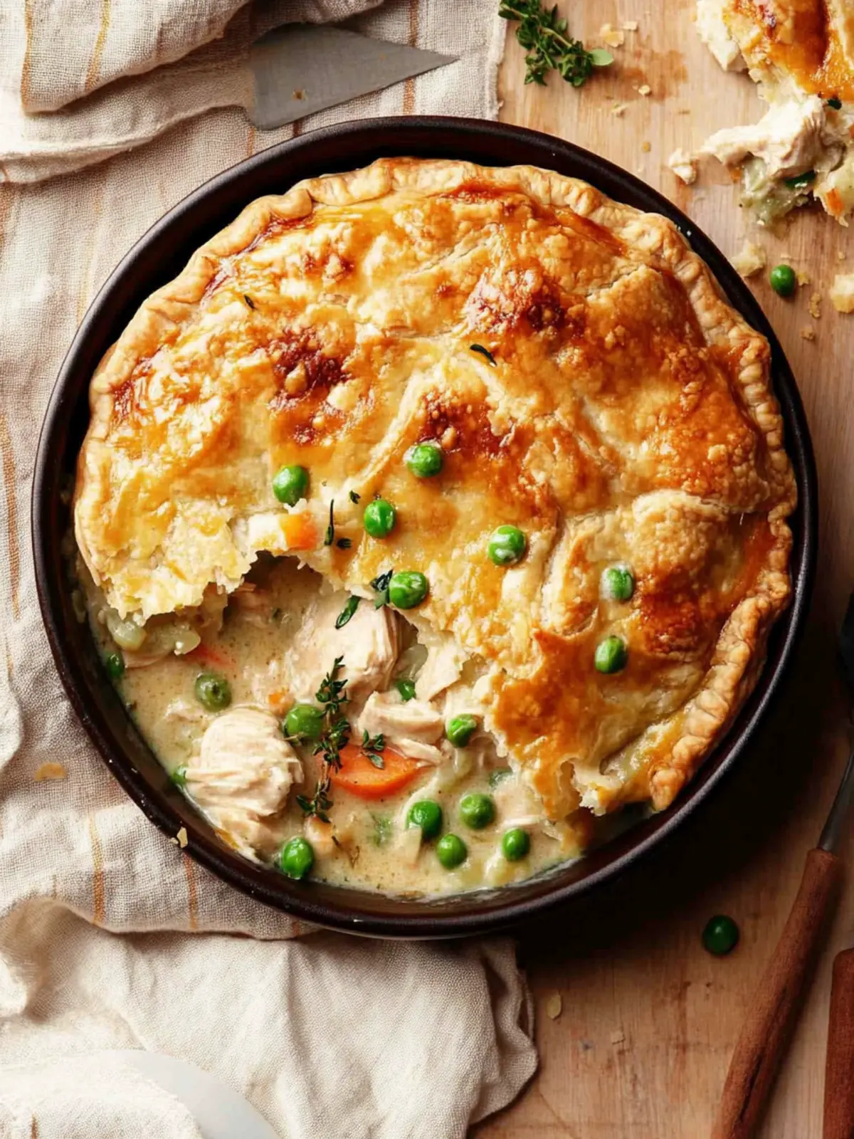 Crustless Chicken Pot Pie Soup: Comfort Food Redefined 3 Chicken Pot Pie