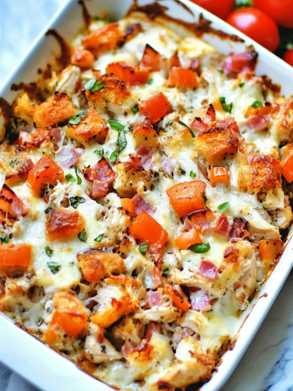 Irresistible Chicken Bruschetta Casserole You’ll Love 4 Chicken Bruschetta Casserole
