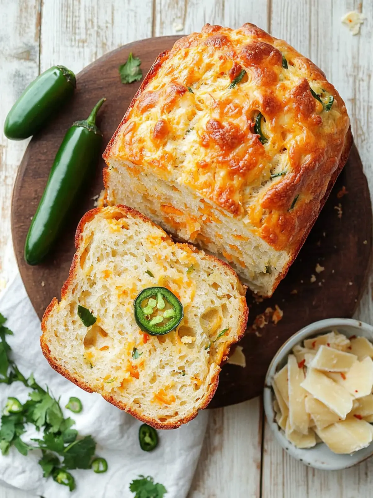 Mouthwatering Jalapeño Cheddar Bread for Easy Comfort Meals 2 Jalapeño Cheddar Bread