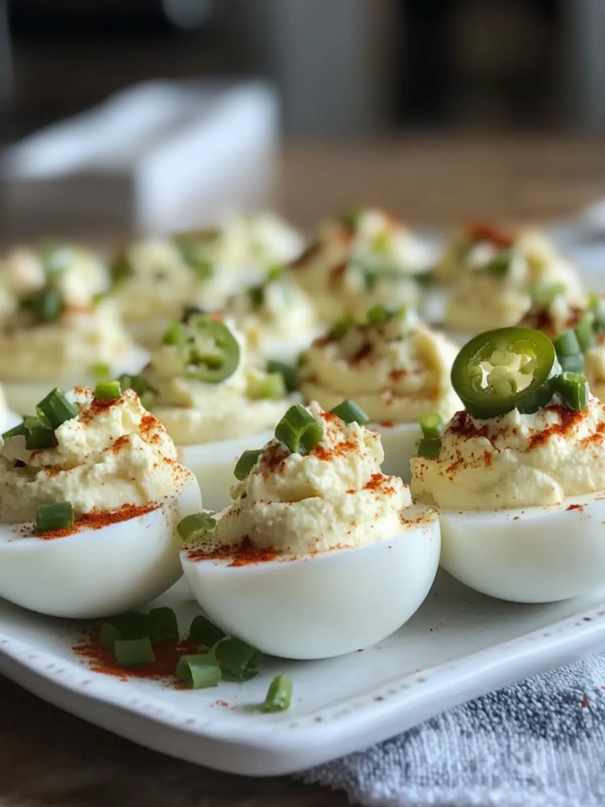 Loaded Jalapeño Popper Deviled Eggs for Ultimate Flavor Fun 5 jalapeño popper deviled eggs