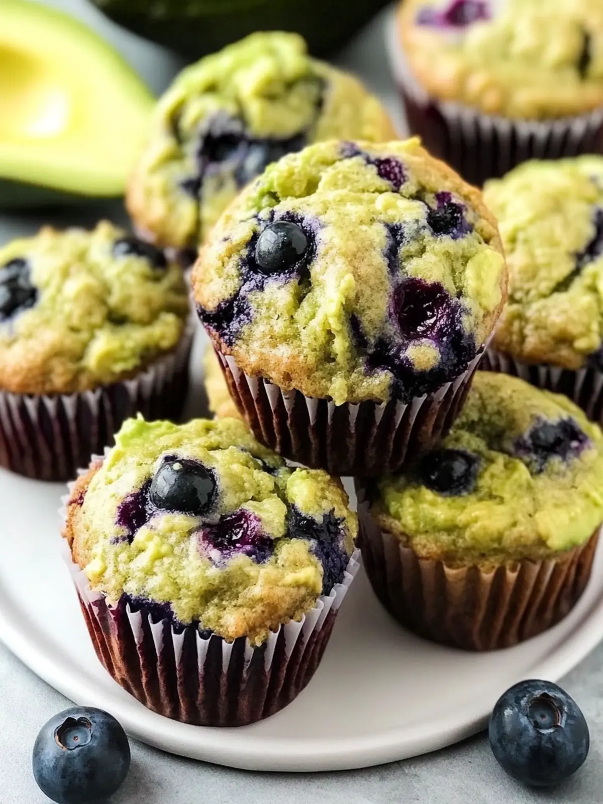 Avocado Blueberry Muffins for a Healthier Breakfast Delight 5 Avocado Blueberry Muffins