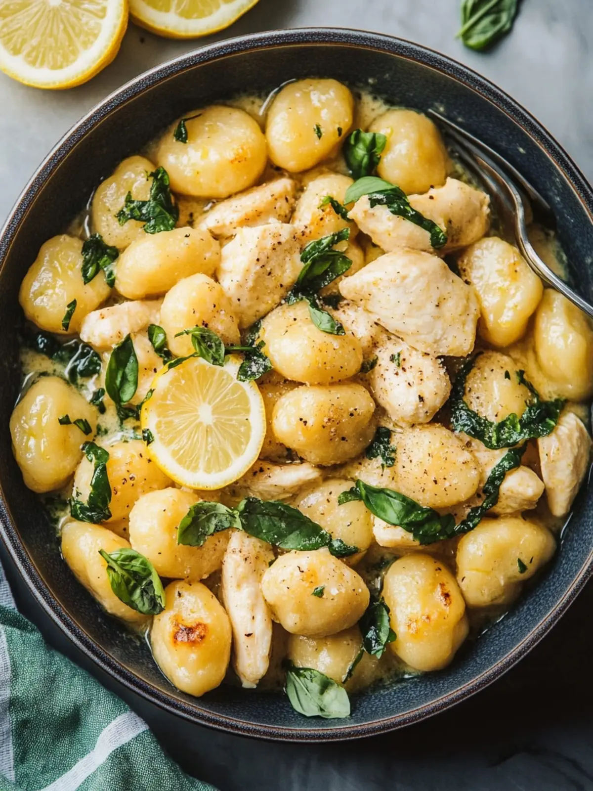 Creamy Lemon Chicken Gnocchi: A 30-Minute Comfort Meal 2 Lemon Chicken Gnocchi