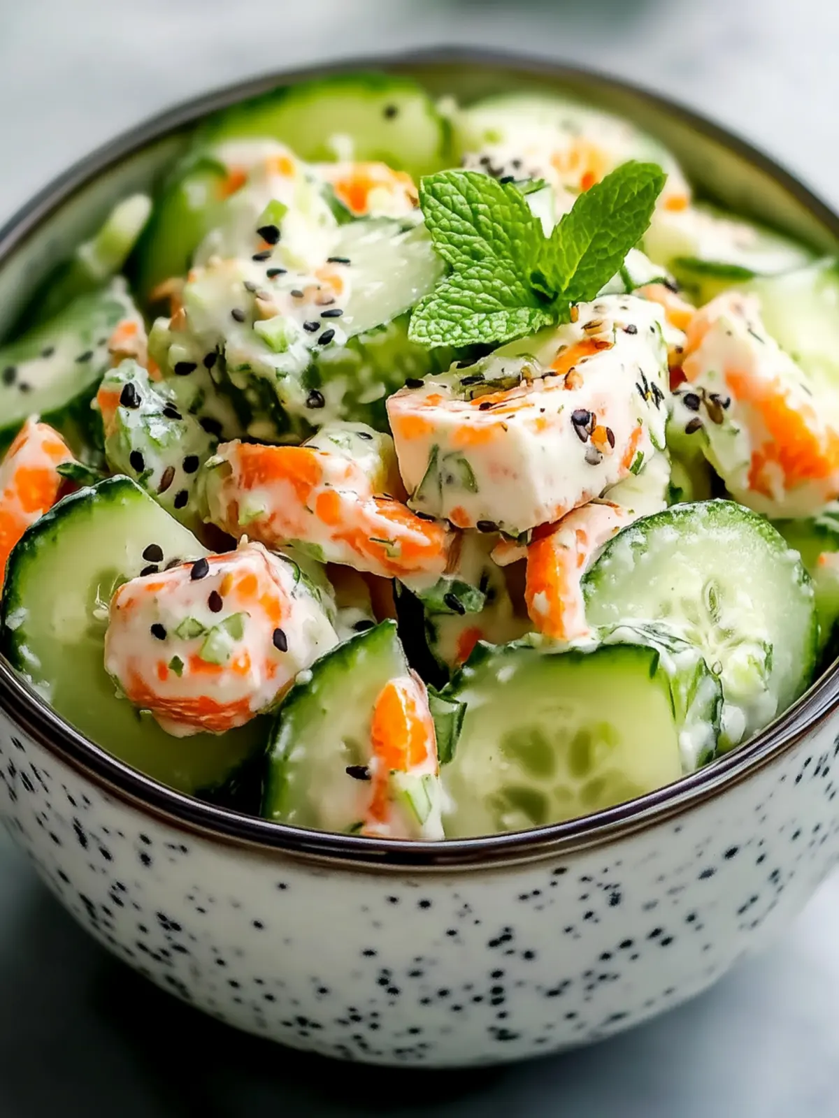 California Roll Cucumber Salad that's Budget-Friendly and Fresh 2 California Roll Cucumber Salad