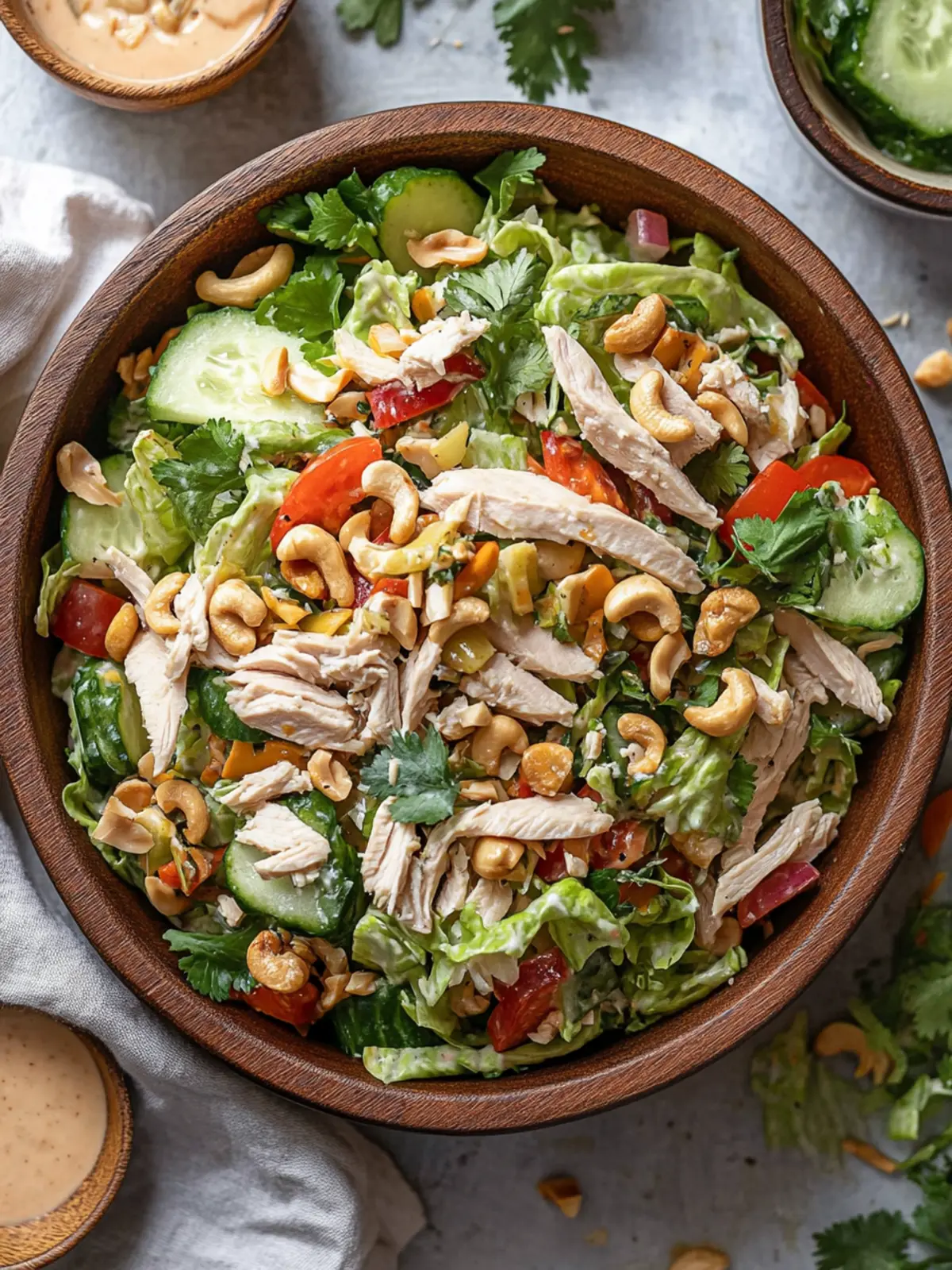 Chicken Cashew Crunch Salad: Quick 20-Minute Freshness Boost 4 Chicken Cashew Crunch Salad