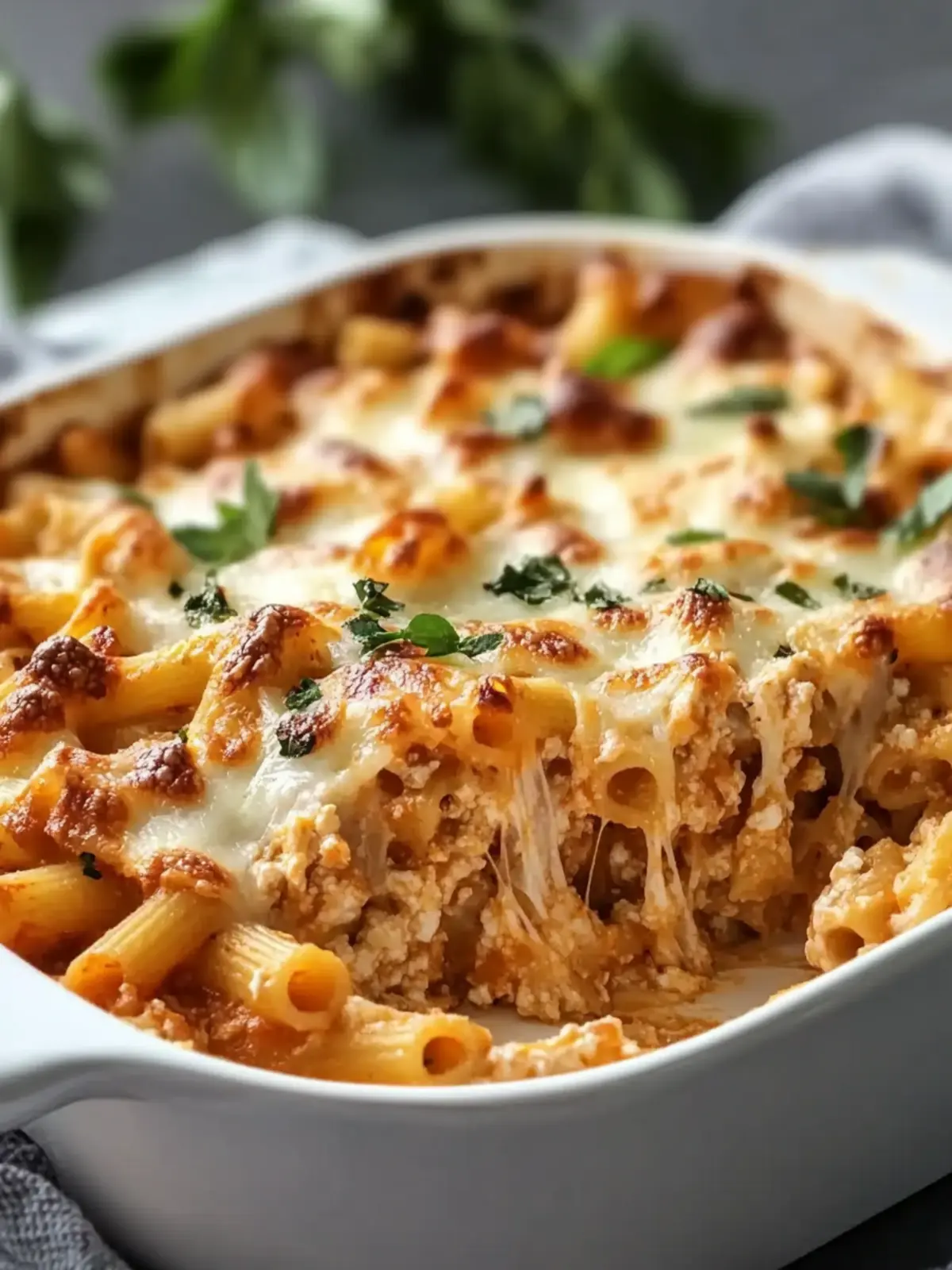 Delicious Healthy High Protein Cottage Cheese Baked Ziti 4 Healthy High Protein Cottage Cheese Baked Ziti