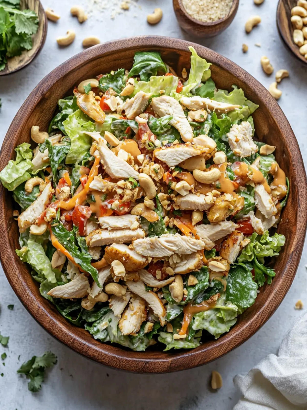 Chicken Cashew Crunch Salad: Quick 20-Minute Freshness Boost 2 Chicken Cashew Crunch Salad