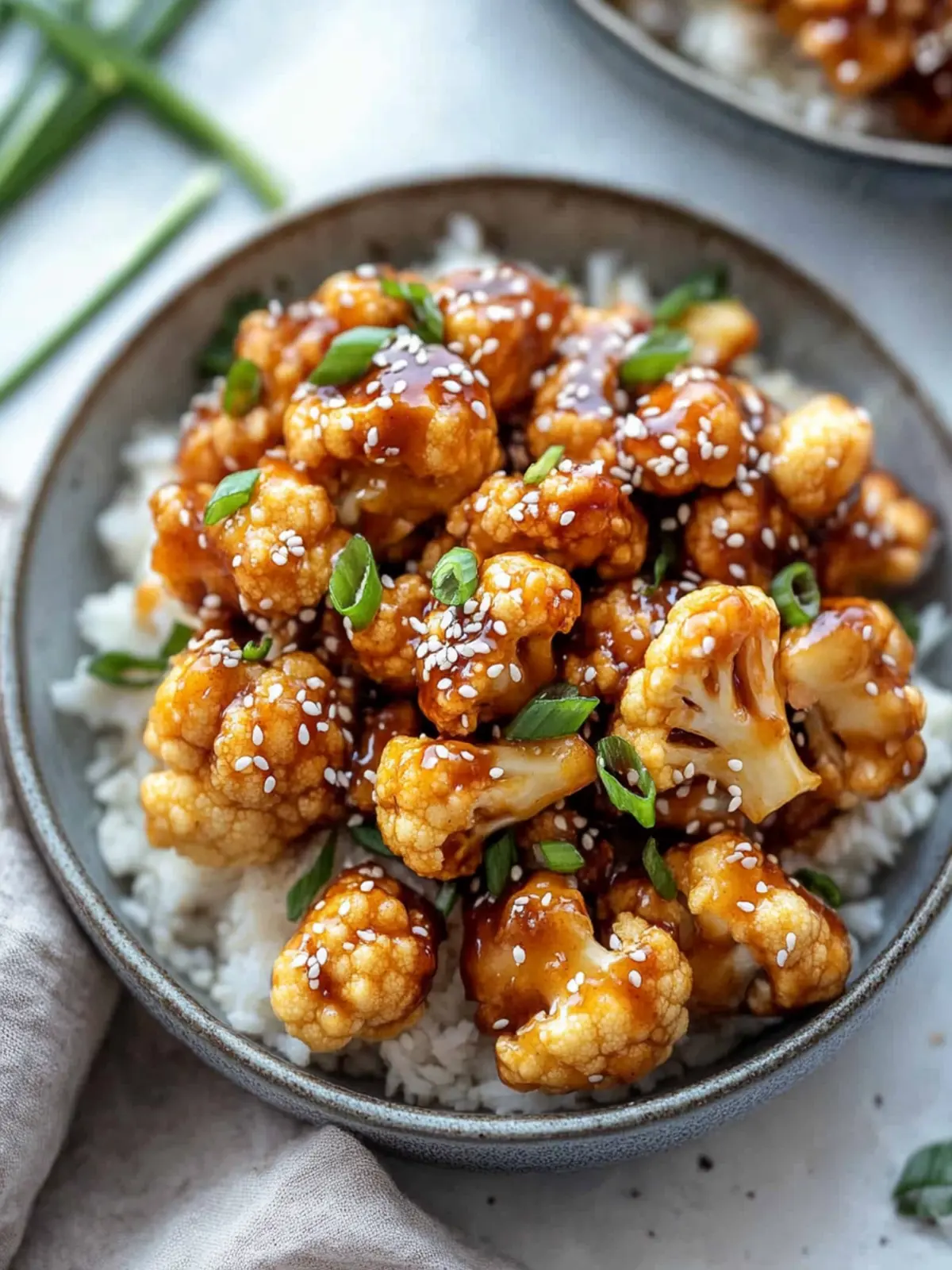 Crispy Sticky Sesame Cauliflower: Guilt-Free Flavor Explosion 3 Sticky Sesame Cauliflower